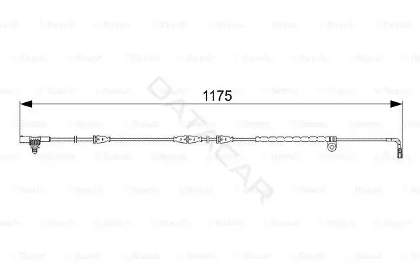 Датчик износа тормозных колодок BOSCH 1987473032