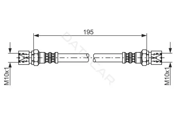 Тормозные шланги BOSCH 1987476030