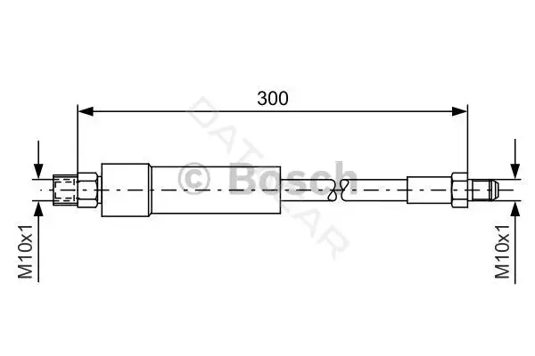 Тормозные шланги BOSCH 1987476074