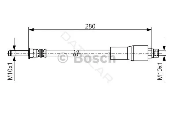 Тормозные шланги BOSCH 1987476173