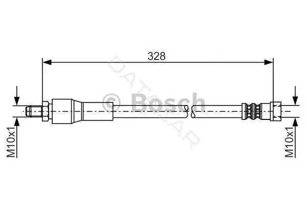 Тормозные шланги BOSCH 1987481001