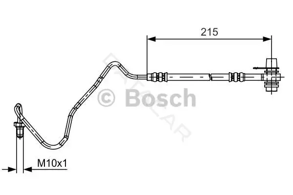 Тормозные шланги BOSCH 1987481533