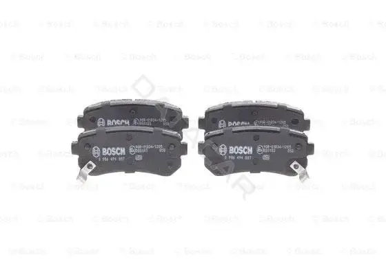 Тормозные колодки BOSCH 0986494887