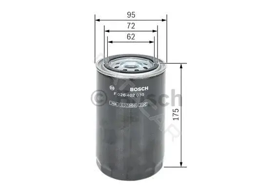Топливный фильтр BOSCH F026402030
