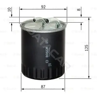 Топливный фильтр BOSCH F026402065