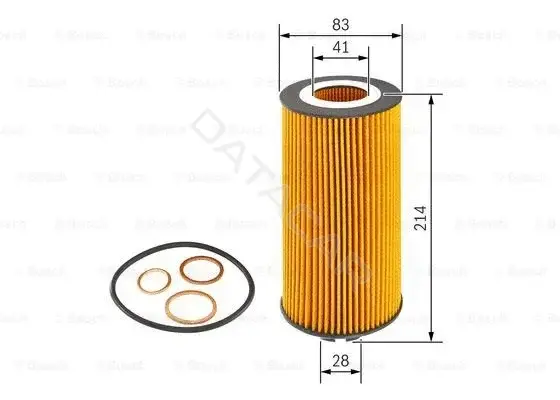 Масляный фильтр BOSCH F026407026