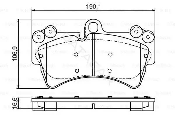 Тормозные колодки BOSCH 0986495435
