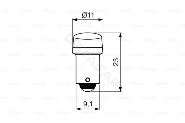 Лампочки BOSCH 1987301514