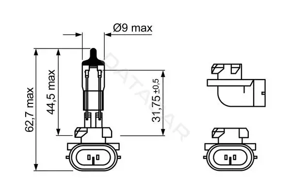 Лампочки BOSCH 1987302028