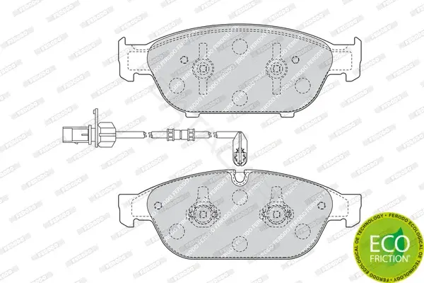 Тормозные колодки FERODO FDB4397