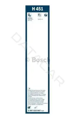 Щетки стеклоочистителя BOSCH 3397015047
