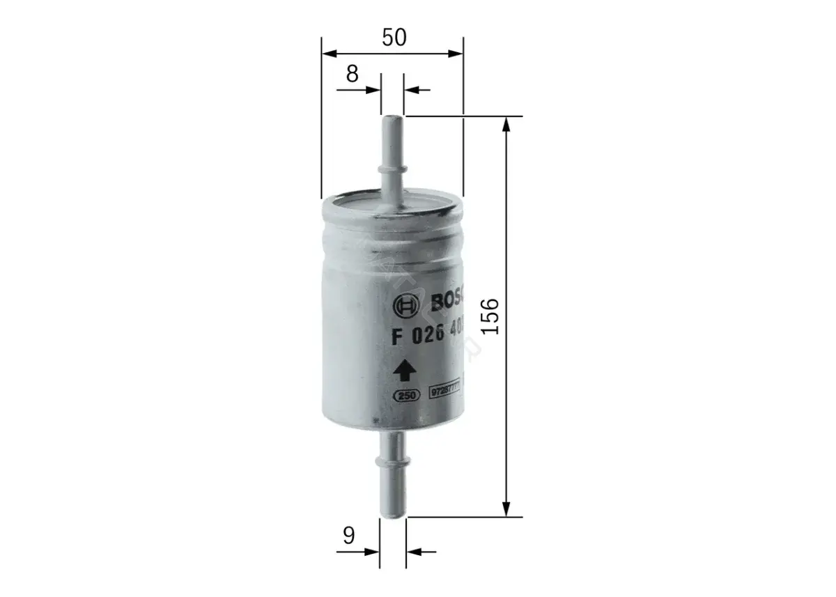 Топливный фильтр BOSCH F026403037
