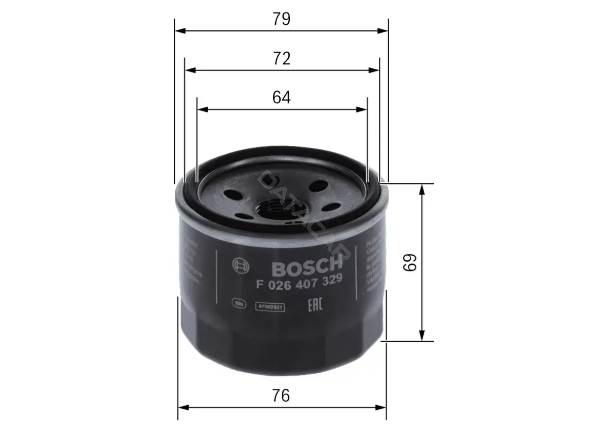 Масляный фильтр BOSCH F026407329