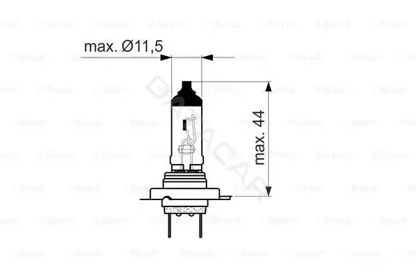 Лампочки BOSCH 1987302091