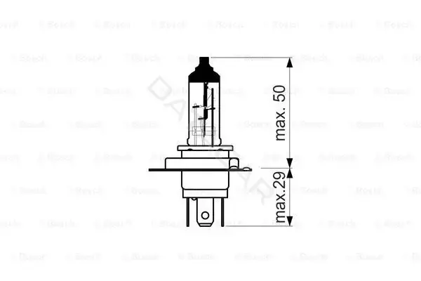 Лампочки BOSCH 1987302092