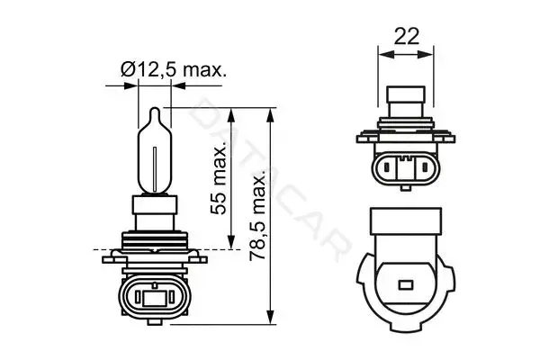 Лампочки BOSCH 1987301039