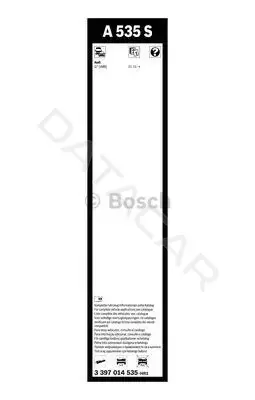 Щетки стеклоочистителя BOSCH 3397014535