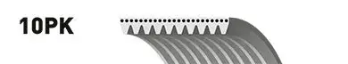 Ремень ручейковый GATES 10PK1240ES