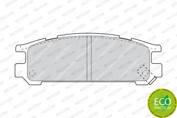 Тормозные колодки FERODO FDB790