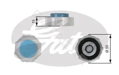 Крышка радиатора / расширительного бачка GATES RC221
