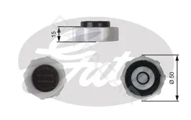 Крышка радиатора / расширительного бачка GATES RC222