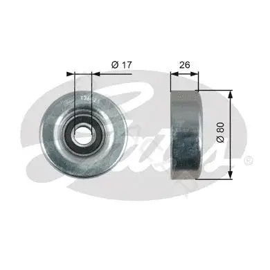 Ролик ремня генератора GATES T36424