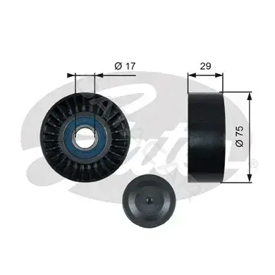 Ролик ремня генератора GATES T36462
