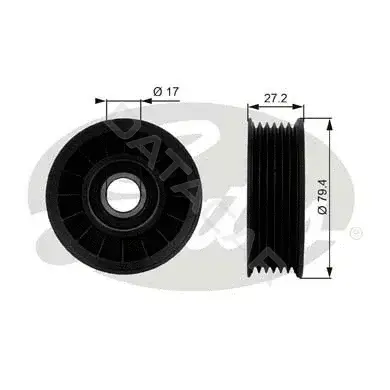 Ролик ремня генератора GATES T38009