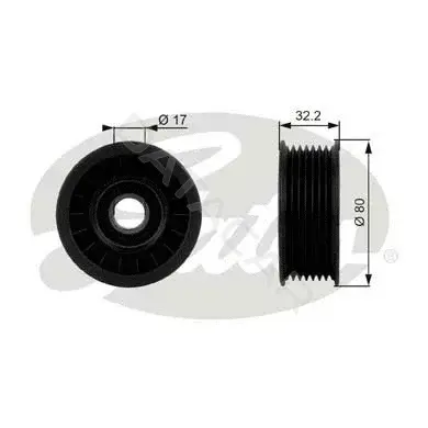 Ролик ремня генератора GATES T38016