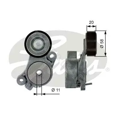 Натяжитель ремня генератора GATES T39040
