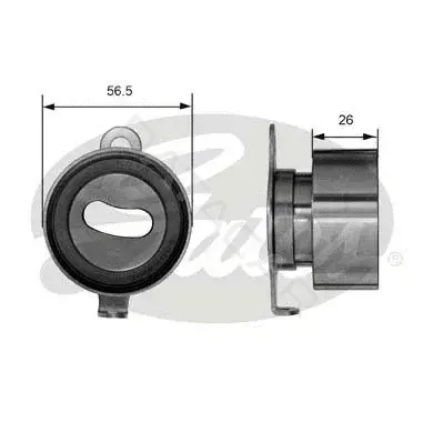 Натяжной ролик ГРМ GATES T41011