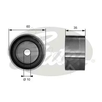 Ролик ГРМ GATES T41040