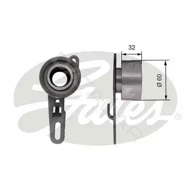 Натяжной ролик ГРМ GATES T41150