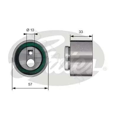 Натяжной ролик ГРМ GATES T41258