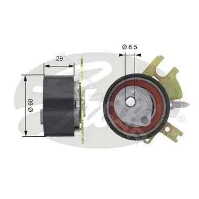 Натяжной ролик ГРМ GATES T43089