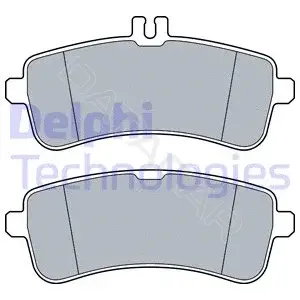 Тормозные колодки DELPHI LP3542
