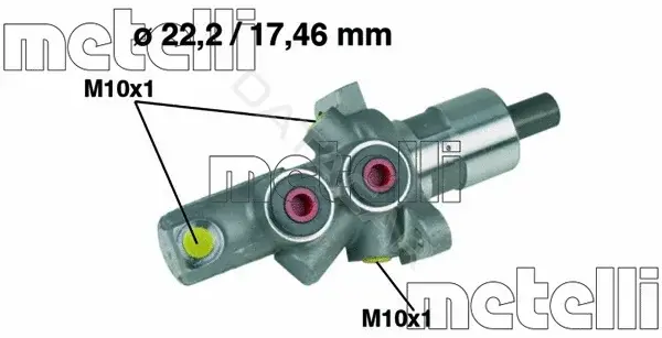 Главный тормозной цилиндр METELLI 05-0175