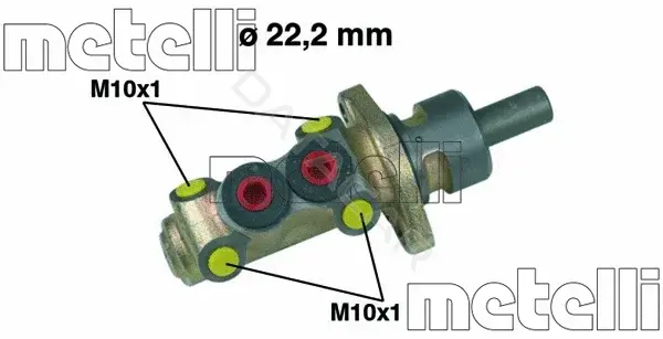 Главный тормозной цилиндр METELLI 05-0258
