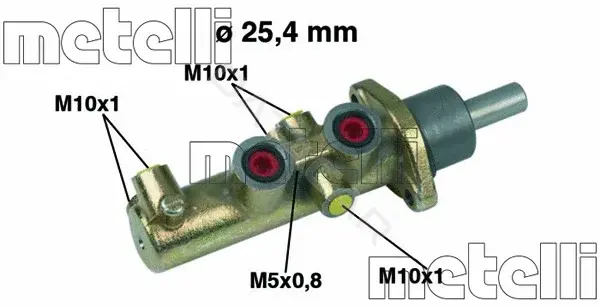 Главный тормозной цилиндр METELLI 05-0446