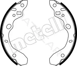 Барабанные колодки METELLI 53-0214