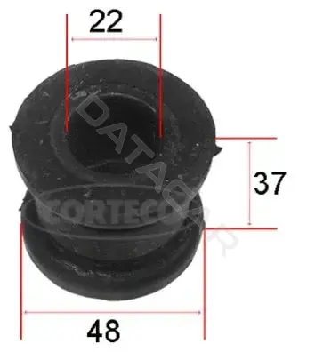 Втулки стабилизатора CORTECO 80001169