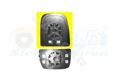 Стекло зеркала VAN WEZEL 2815837
