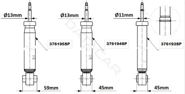 Амортизаторы MONROE 376194SP