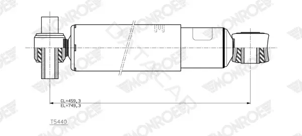 Амортизаторы MONROE T5440
