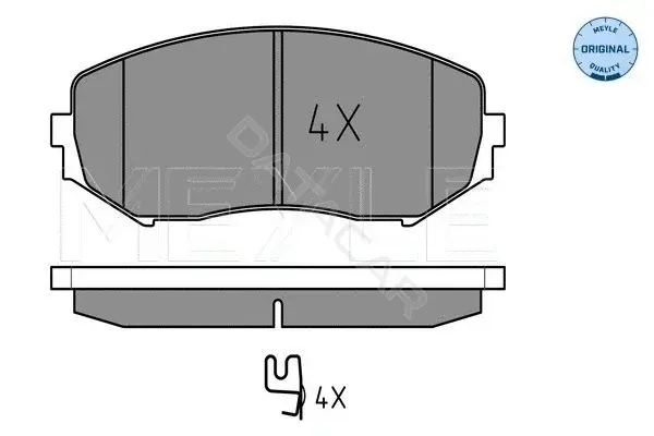 Тормозные колодки MEYLE 0252434617/W