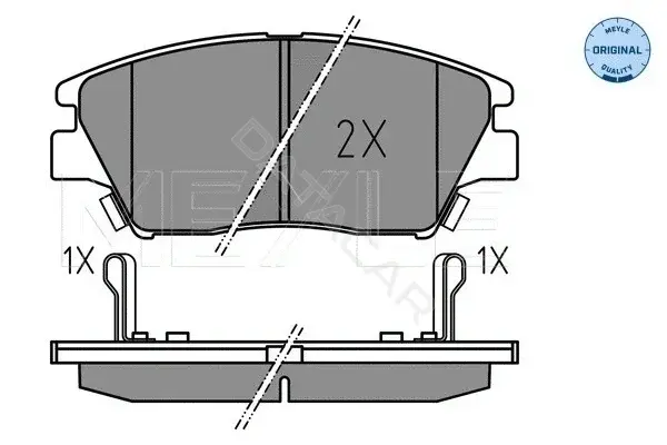 Тормозные колодки MEYLE 0252259018