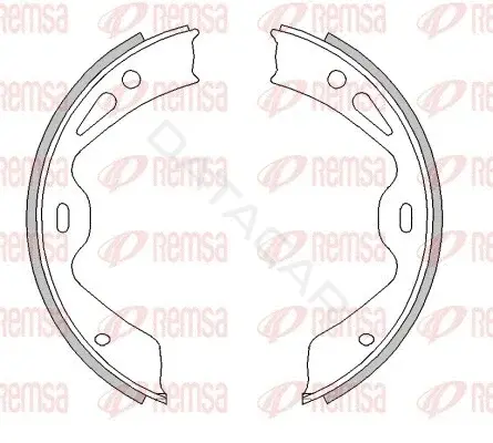 Колодки ручника REMSA 4603.00