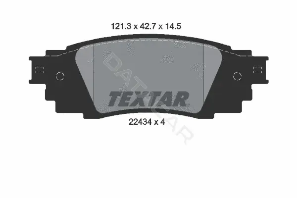 Тормозные колодки TEXTAR 2243401