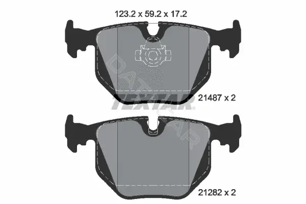 Тормозные колодки TEXTAR 2148703