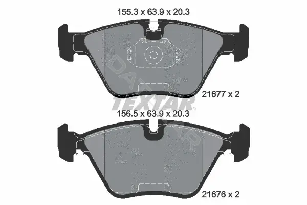 Тормозные колодки TEXTAR 2167703